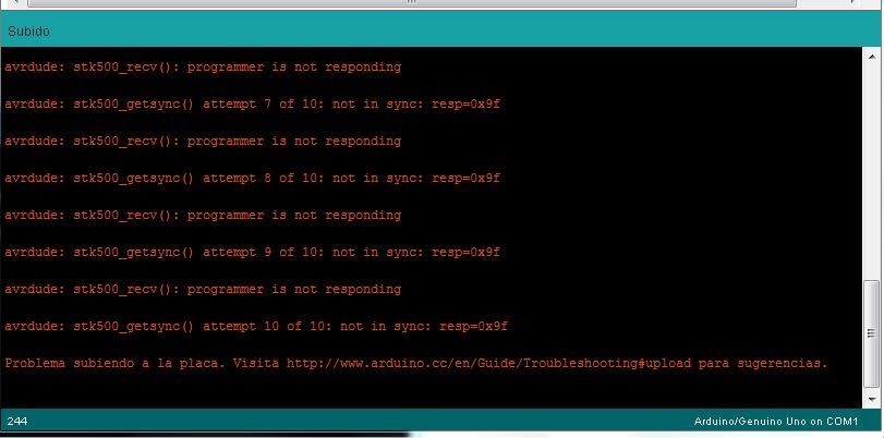 Avrdude stk500_recv() programmer is not responding arduino uno