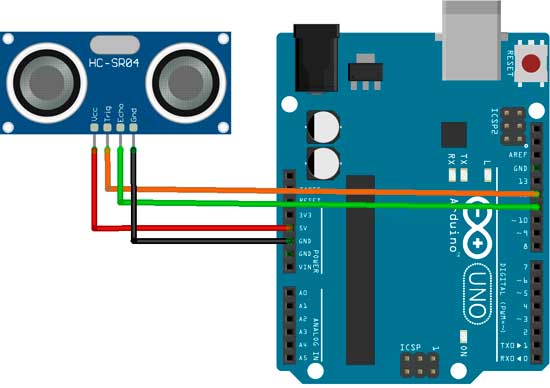 Como conectar un sensor ultrasonico hc-sr04 en arduino