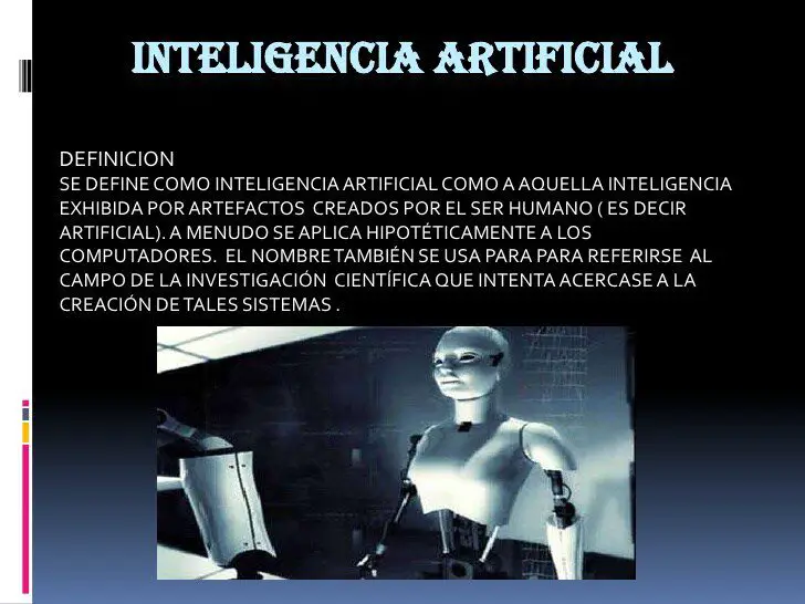 Definicion de inteligencia artificial