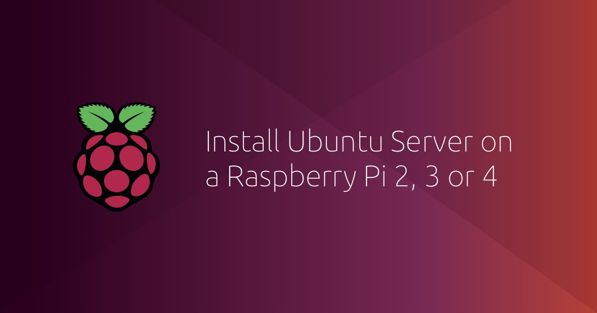 Instalar ubuntu en raspberry pi