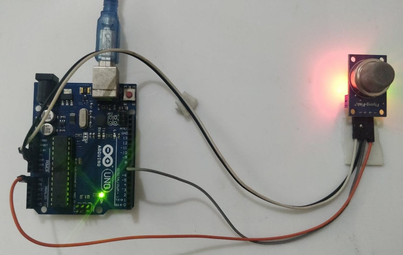 Mq-2 sensor arduino
