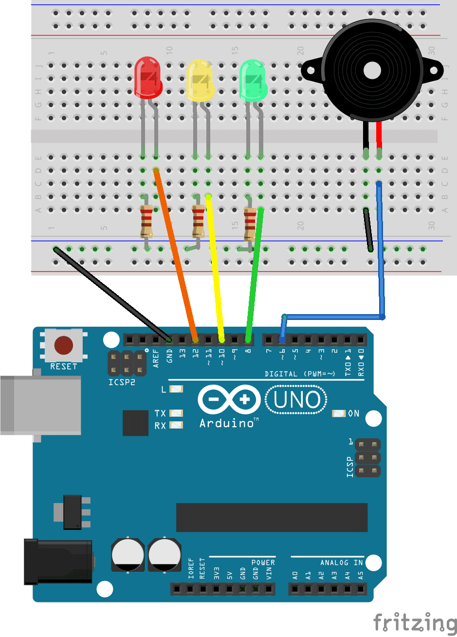 Programacion de semaforo en arduino