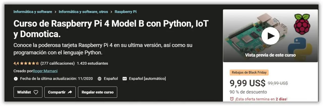 Programacion raspberry pi 2