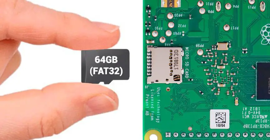Raspberry pi 3 micro sd 64gb