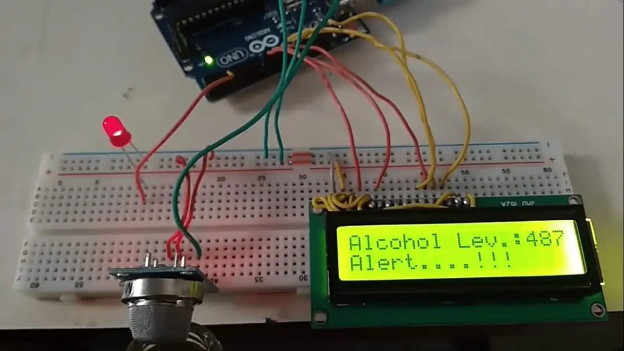 Sensor de alcohol arduino