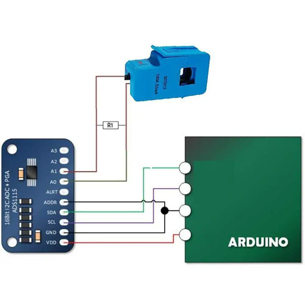 Sensor de corriente alterna arduino