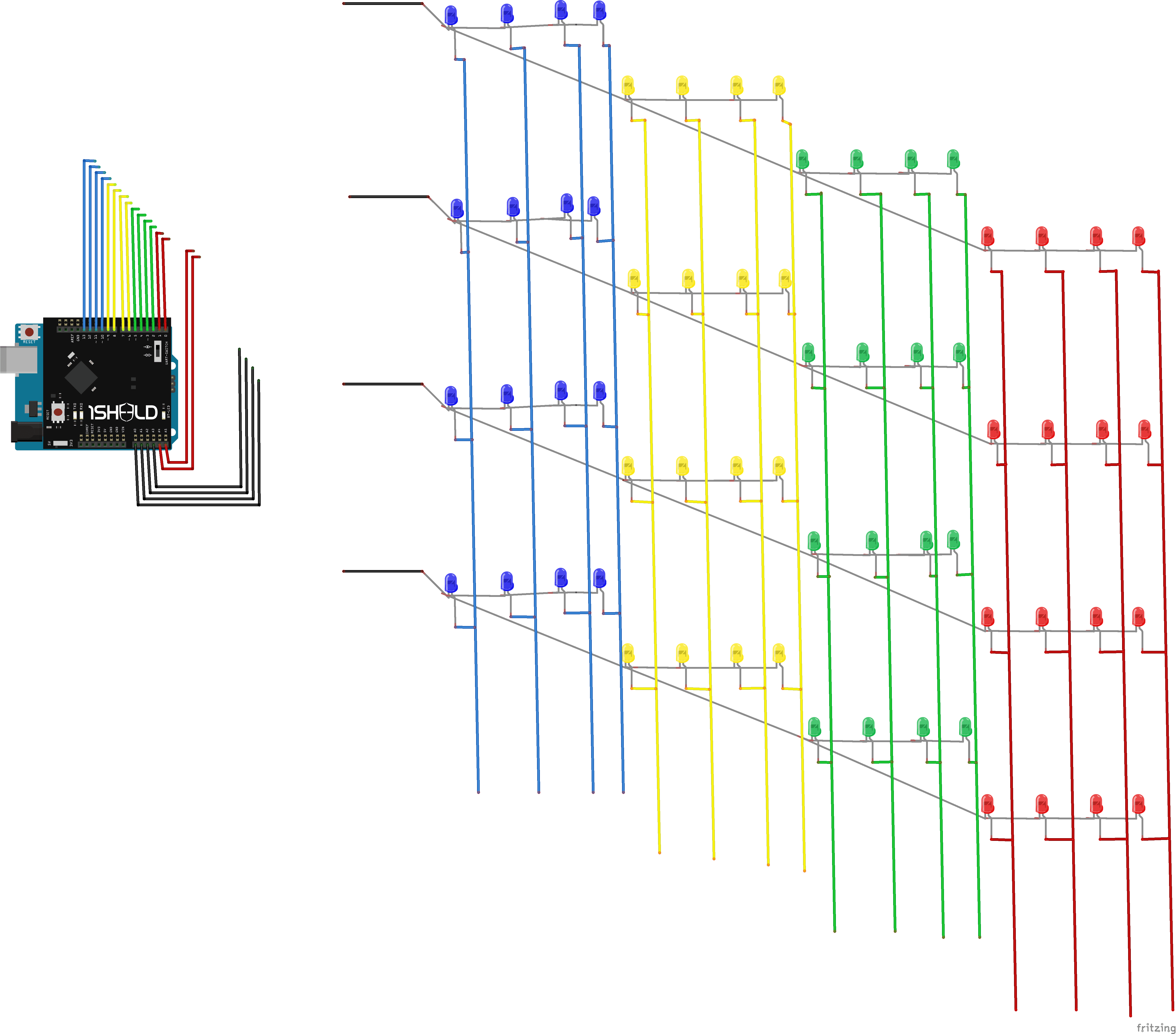 Cubo led 4x4x4 arduino codigo