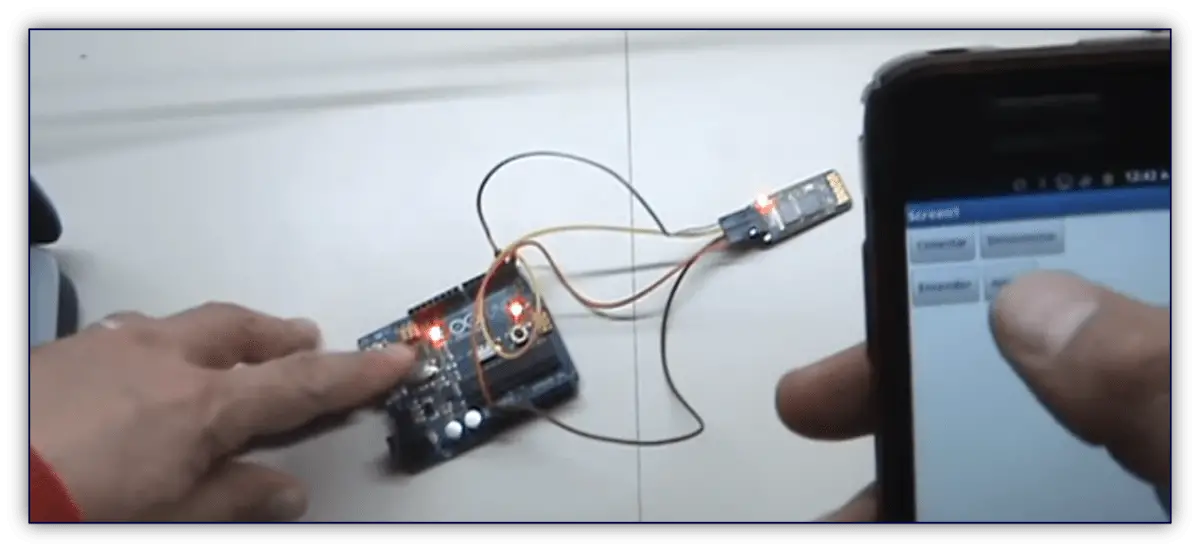Encender led bluetooth arduino android