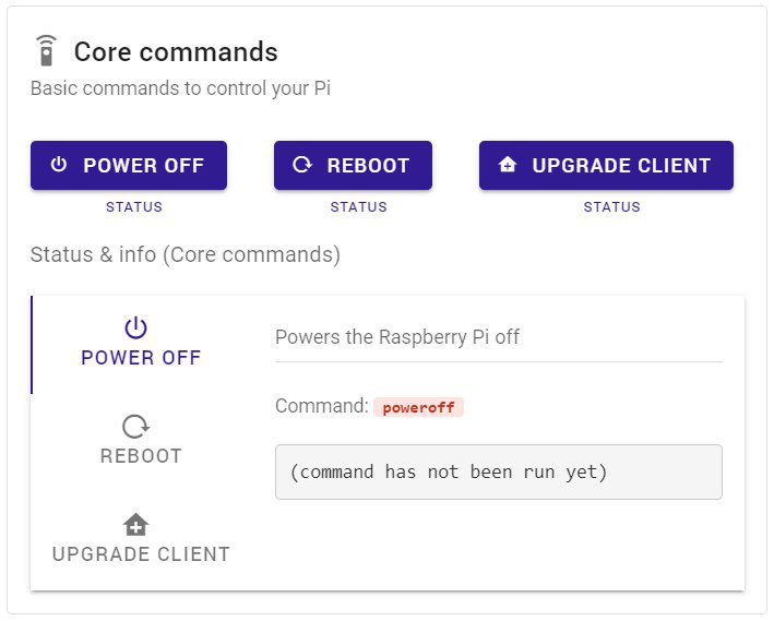 Reboot raspberry pi command